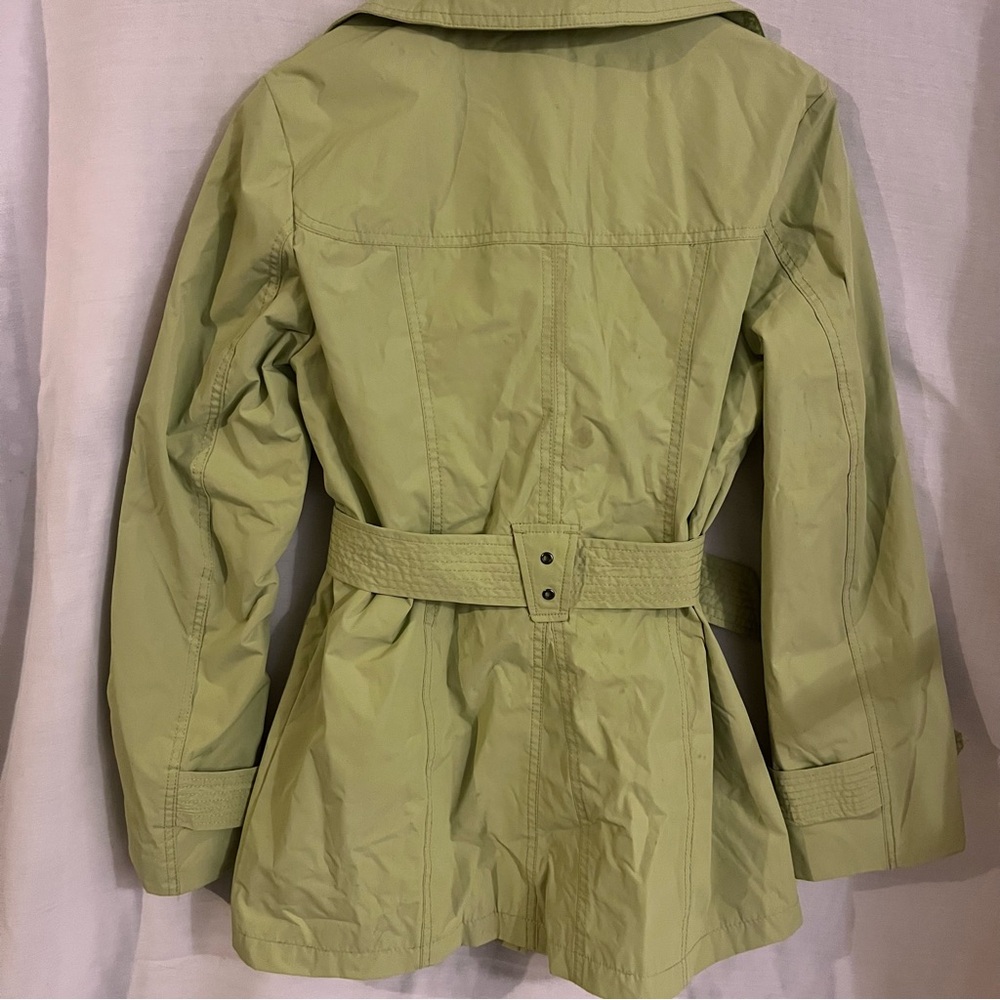 Faded Glory Pistachio/Green Trench Coat - Women’s Size M (8-10) - Picture 7 of 7